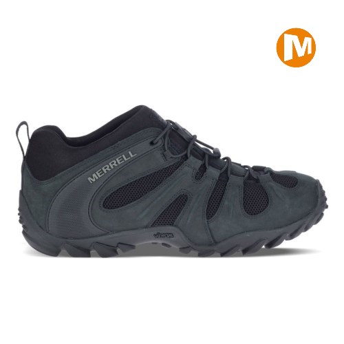 Merrell Cham 8 Stretch Tactical Sicherheitsschuhe Herren Schwarz [DE-PHJUK]